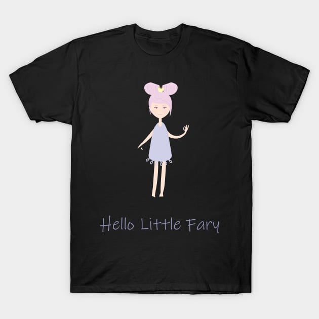 Hello Little fairy T-Shirt by Gaming girly arts